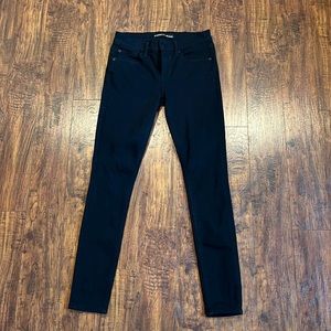 Express black skinny jeans